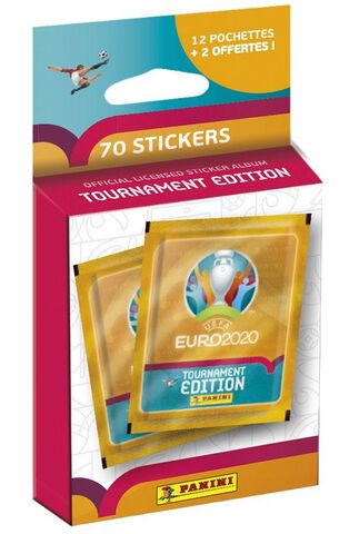Carte Panini - Uefa Euro 2020 - Stickers 2021 Kick Off - Blister 12 2 Offertes